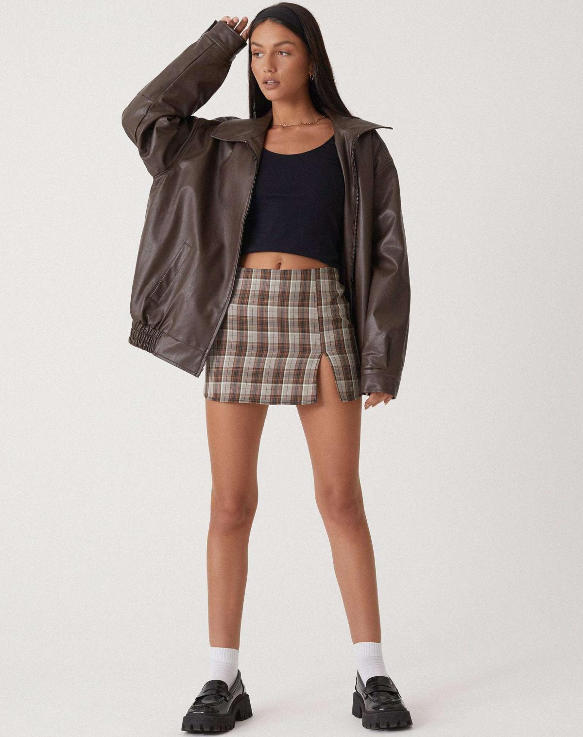 Women’s Premium Vegan Leather Jacket Timeless Oversized Fit