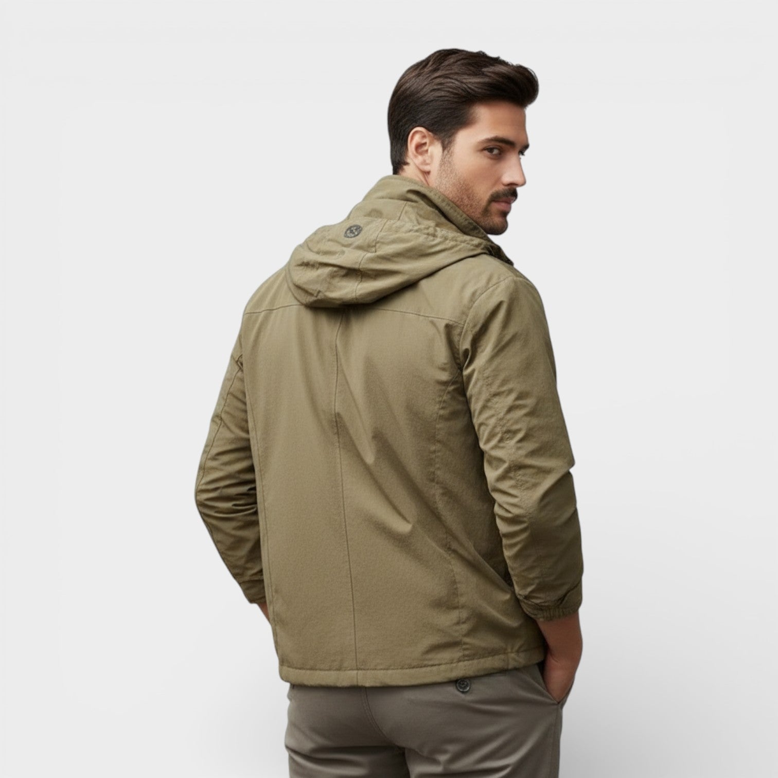 Men’s Cargo Jacket Waterproof Durable Daily Wear