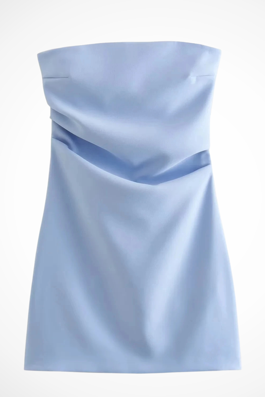 Women’s Strapless Bodycon Mini Dress Clean Slim Fit