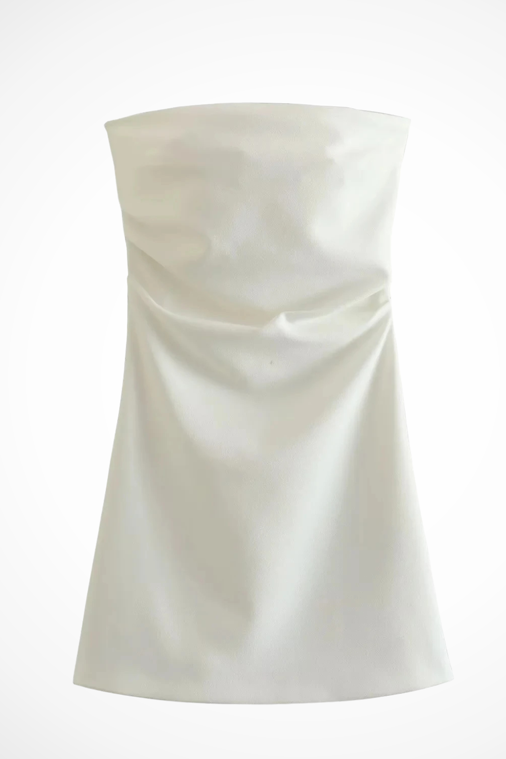 Women’s Strapless Bodycon Mini Dress Clean Slim Fit