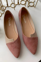 Women's Pointed Toe Ballet Flats Slip On Lightweight Shoes