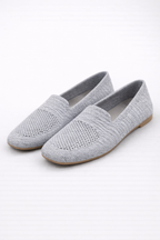 Women's Breathable Knit Mesh Ballet Flats Slip On Shoes