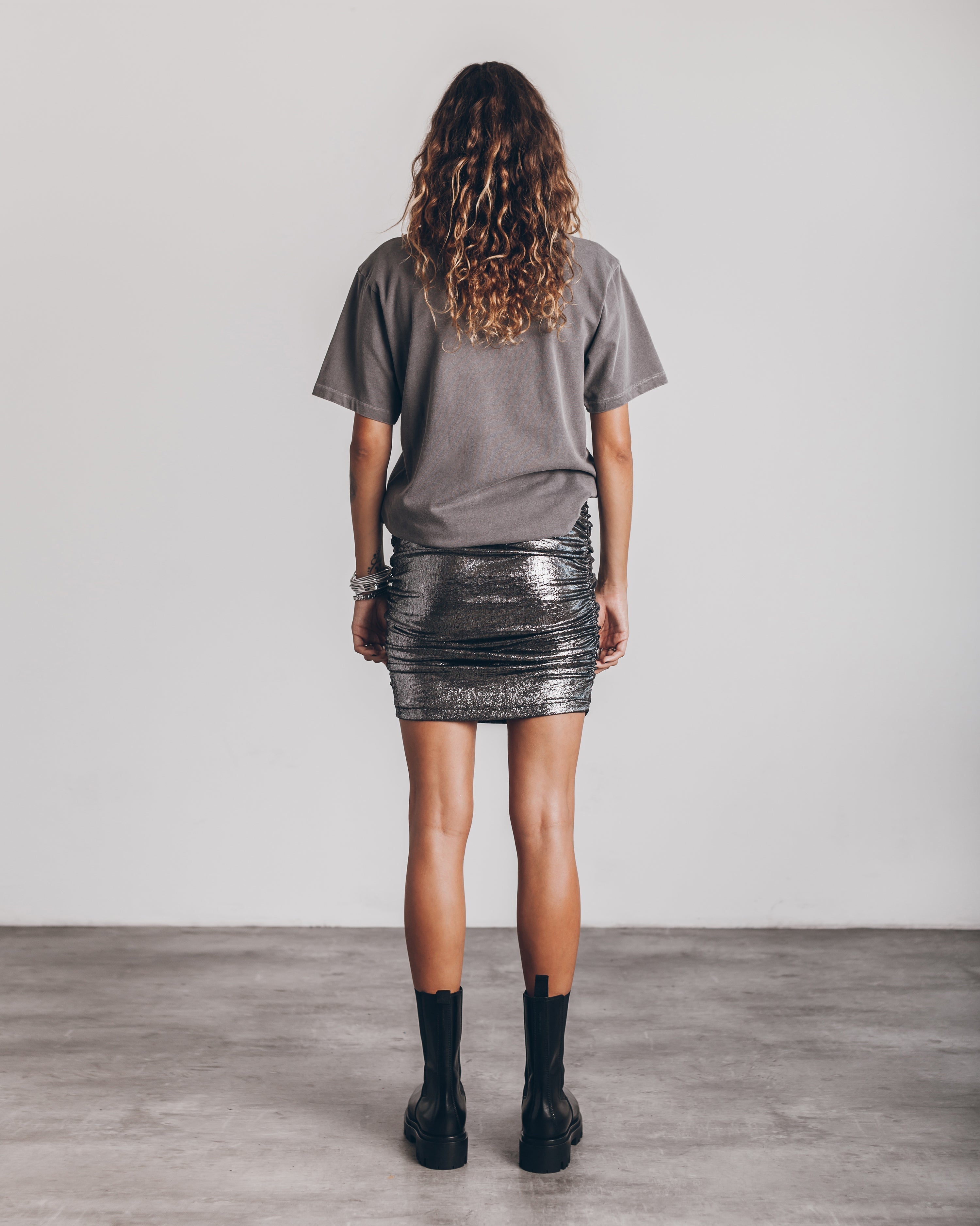 Women’s Glitter Stretch Skirt Elegant Slim Fit