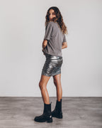 Women’s Glitter Stretch Skirt Elegant Slim Fit