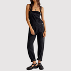 Women's Durable Denim Dungaree Overalls Casual Fit