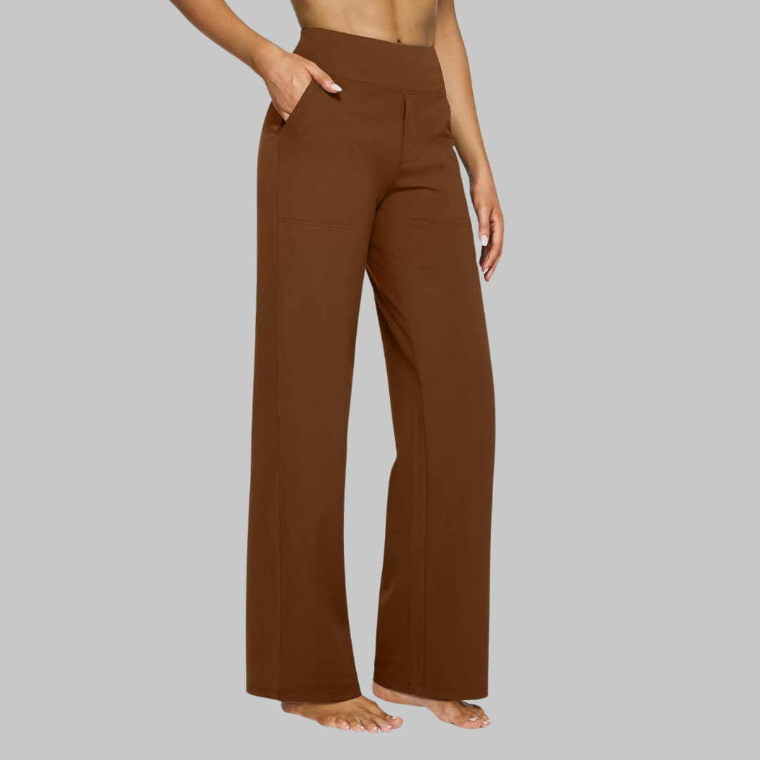 Women's Comfort Fit Stretch Trousers Soft Breathable Pants