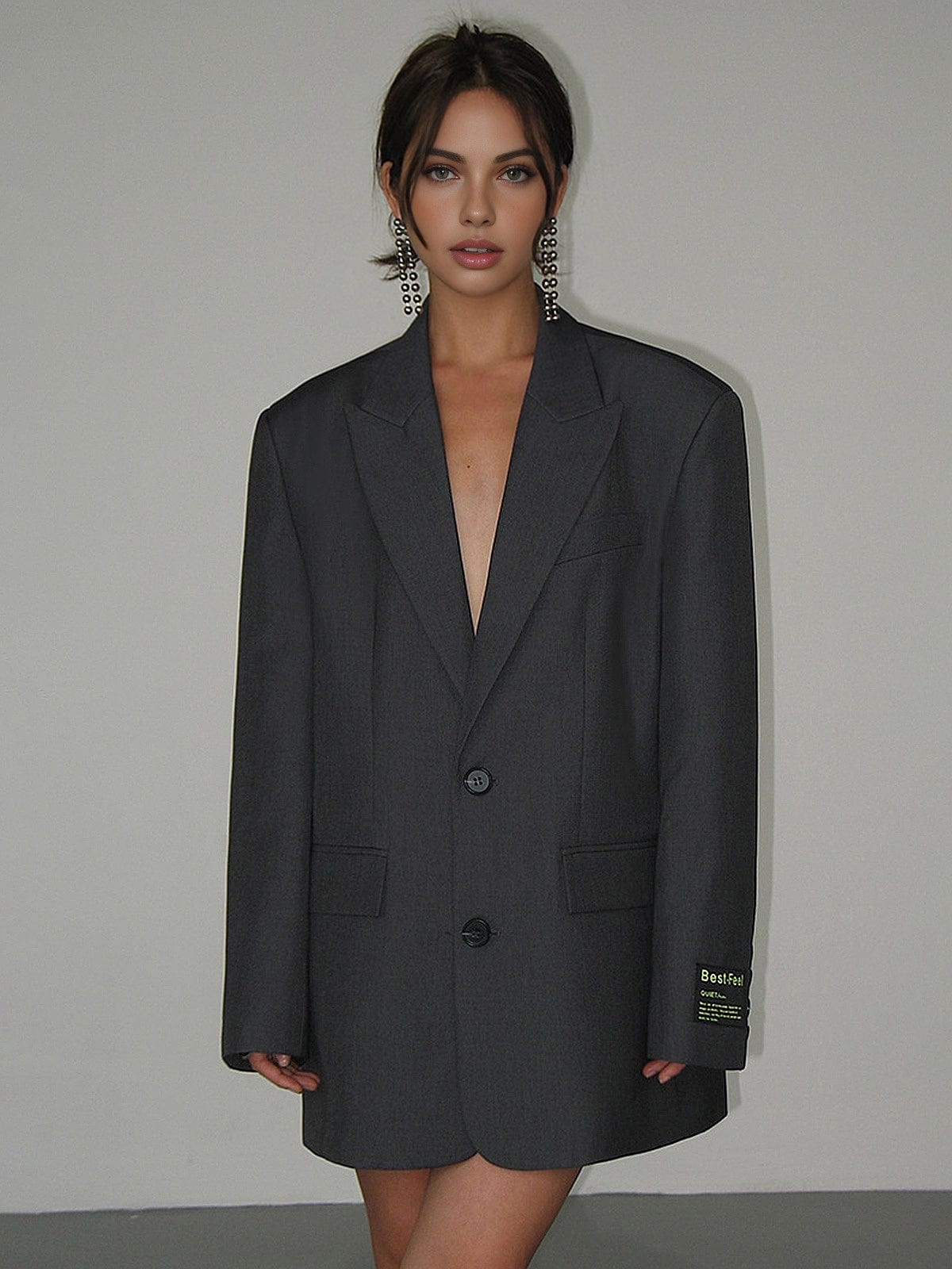 Women’s Oversized Blazer for Work and Evening Wear