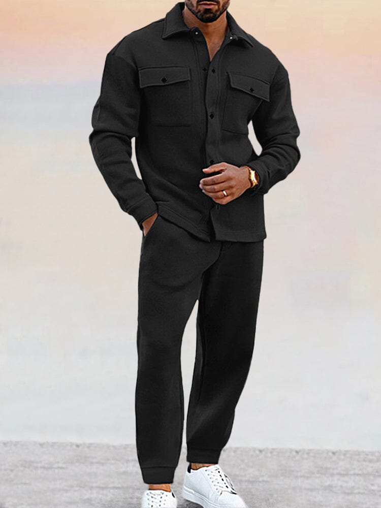Men's 2 Piece Set Comfort Athleisure Casual Outfit