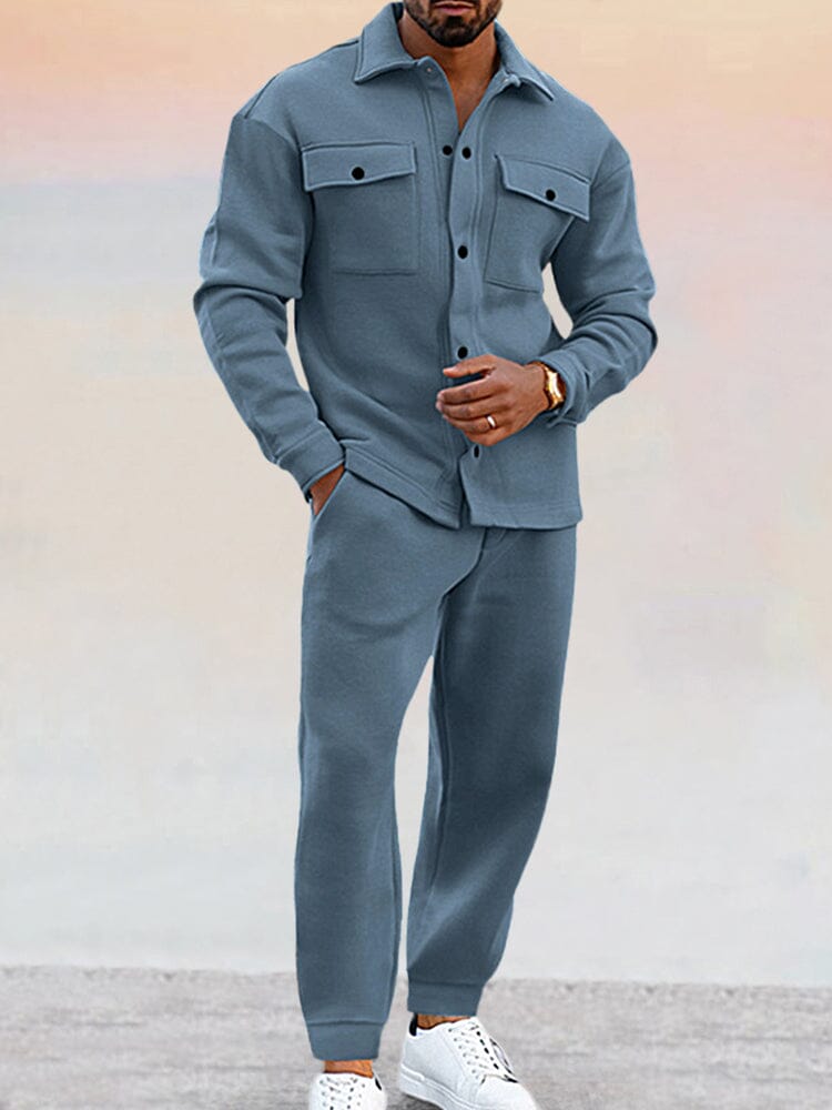 Men's 2 Piece Set Comfort Athleisure Casual Outfit