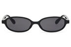 Unisex UV400 Thin Frame Party Sunglasses Oval Design