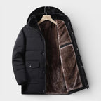 Outdoor Jacket Men’s Fleece-Lined Thermal Cold Weather Layer