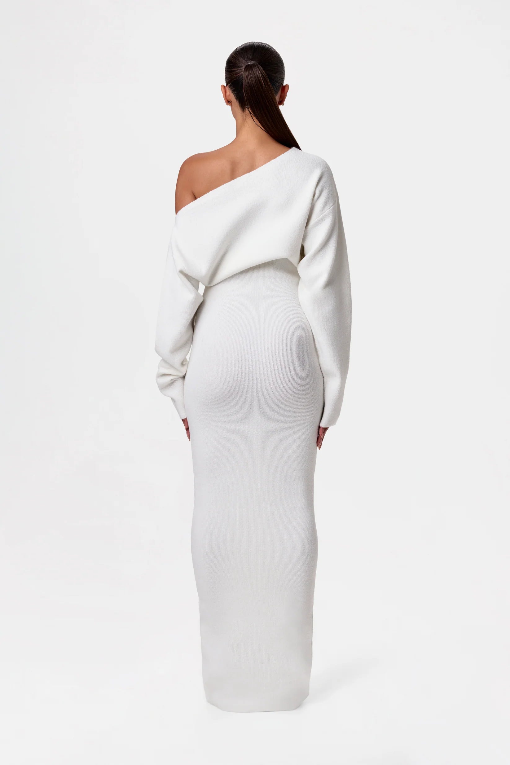 Women's Soft Knit Maxi Dress Relaxed Fit Luxurious Style