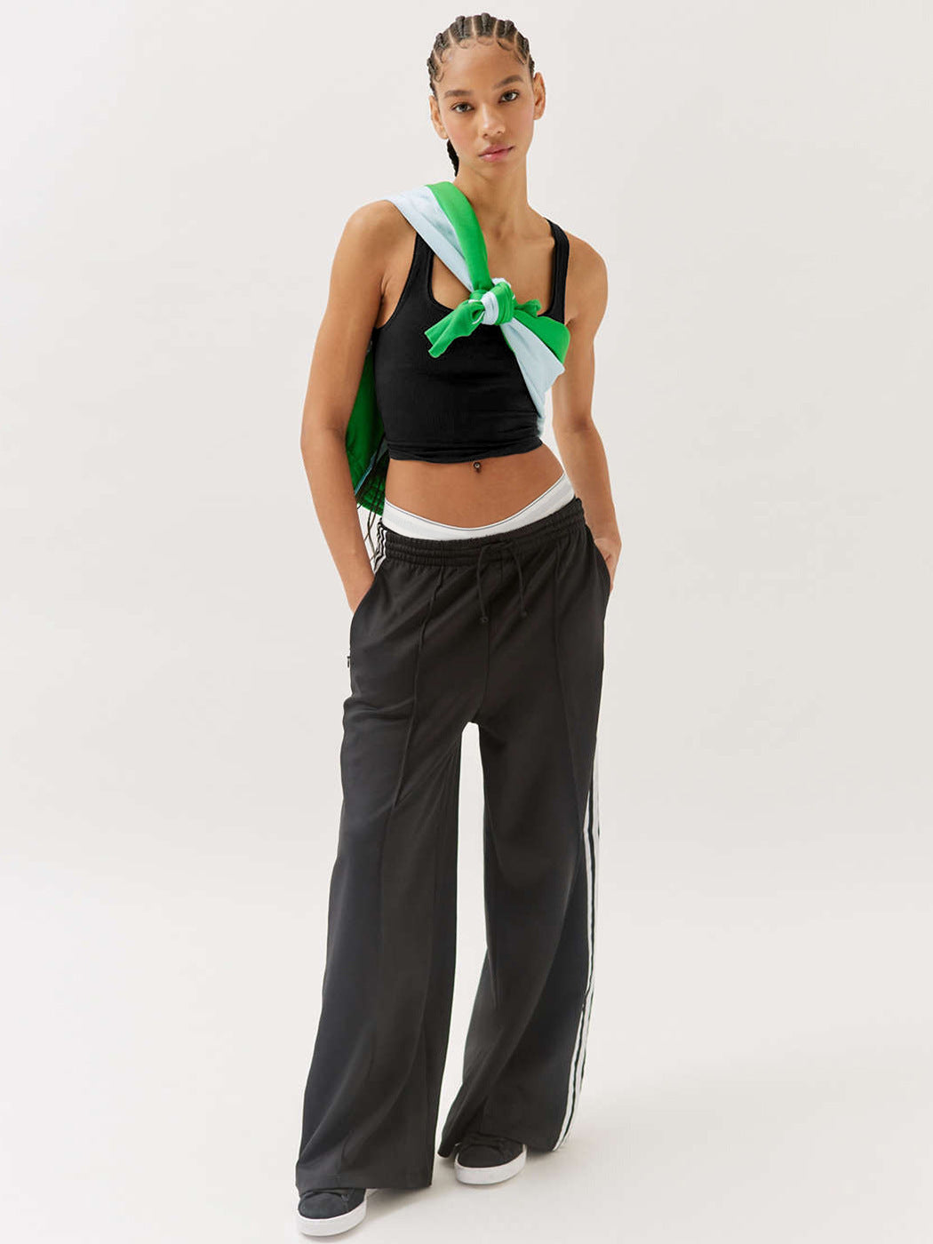 Women's Sporty Chic Sleeveless Tank Top Fashion Crop Top