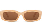 Eco-Friendly Rectangular Sunglasses 100% UV Protection