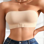 Women's Strapless Push-up Bra Comfort Seamless Fit