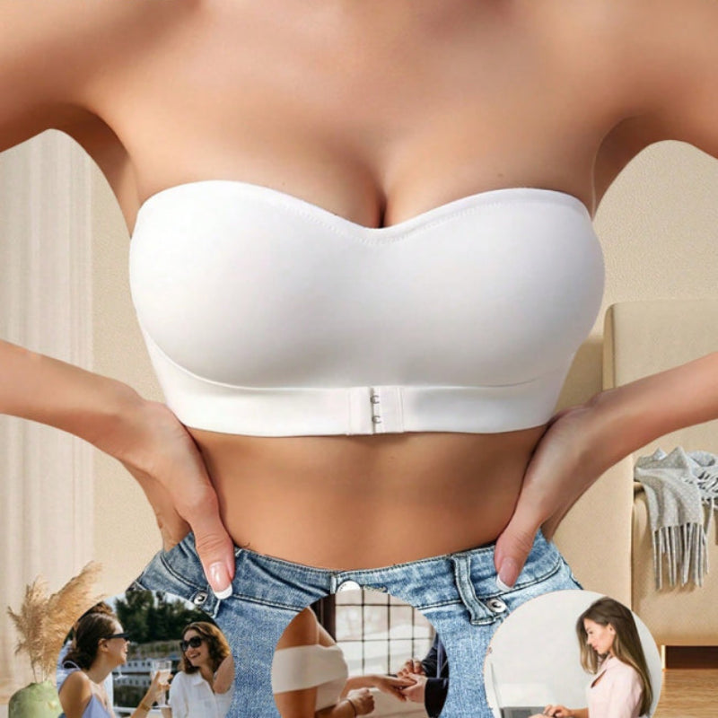 Women's Strapless Push-up Bra Comfort Seamless Fit