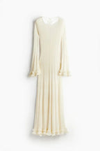 Women’s Timeless Pleated Knit Dress Refined Elegant Fit