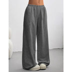 Women's Joggers Cotton Blend Wide Leg Comfort Fit