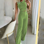 Women's 2 Piece Set Elegant Comfort Matching Outfit