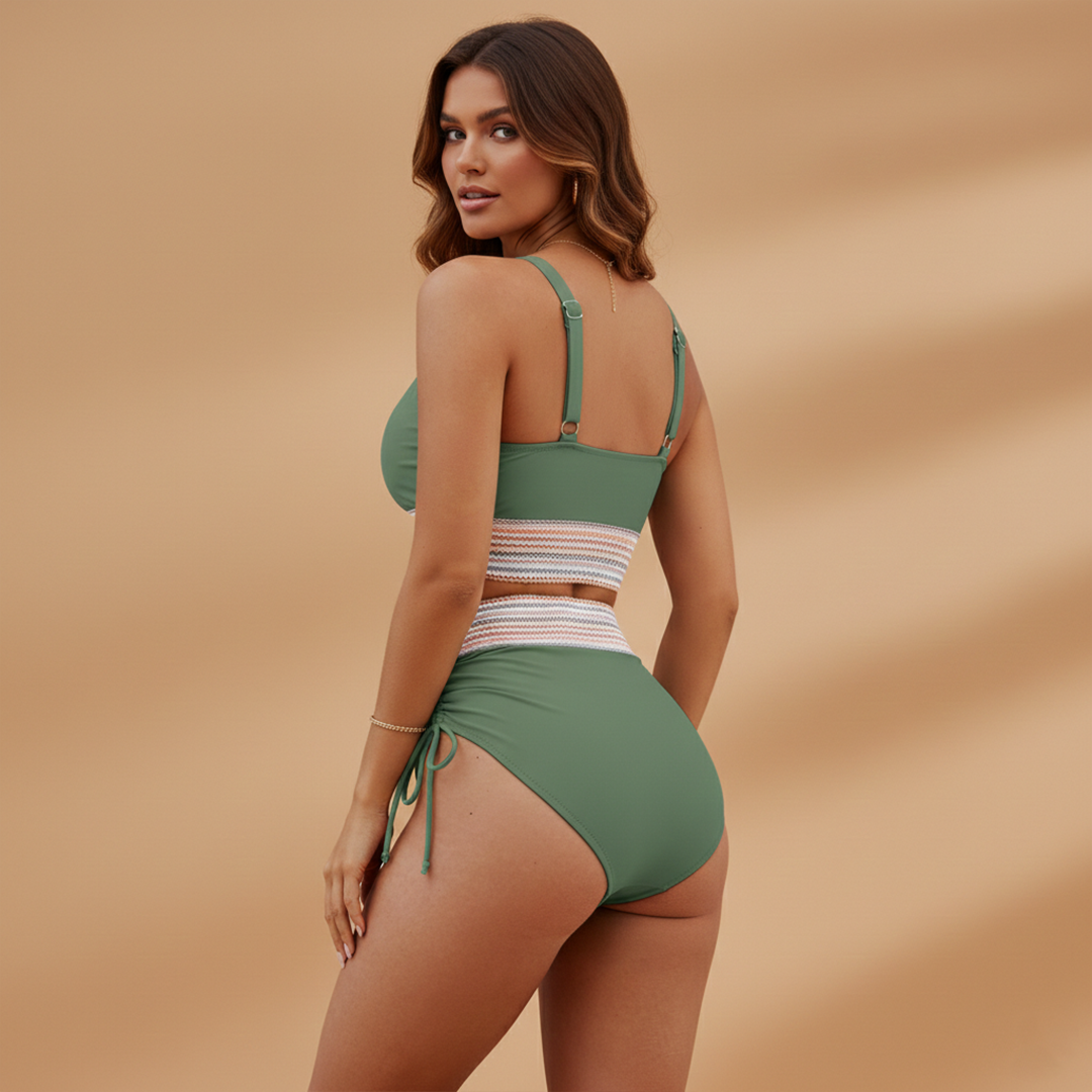 Women's Adjustable Strap Bikini Set Two-Piece Swimwear