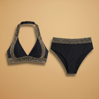 Women's Quick-Drying Bikini Set Slim Fit Sleeveless Swimwear