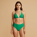 Women's High Waist Bikini Set Adjustable Straps Swimwear