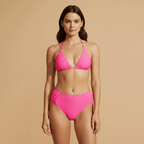 Women's High Waist Bikini Set Adjustable Straps Swimwear