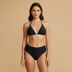 Women's High Waist Bikini Set Adjustable Straps Swimwear