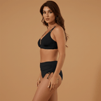 Women's High Waist Bikini Set Backless Split Straps Swimwear