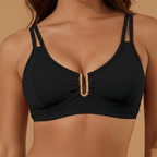 Women's High Waist Bikini Set Backless Split Straps Swimwear