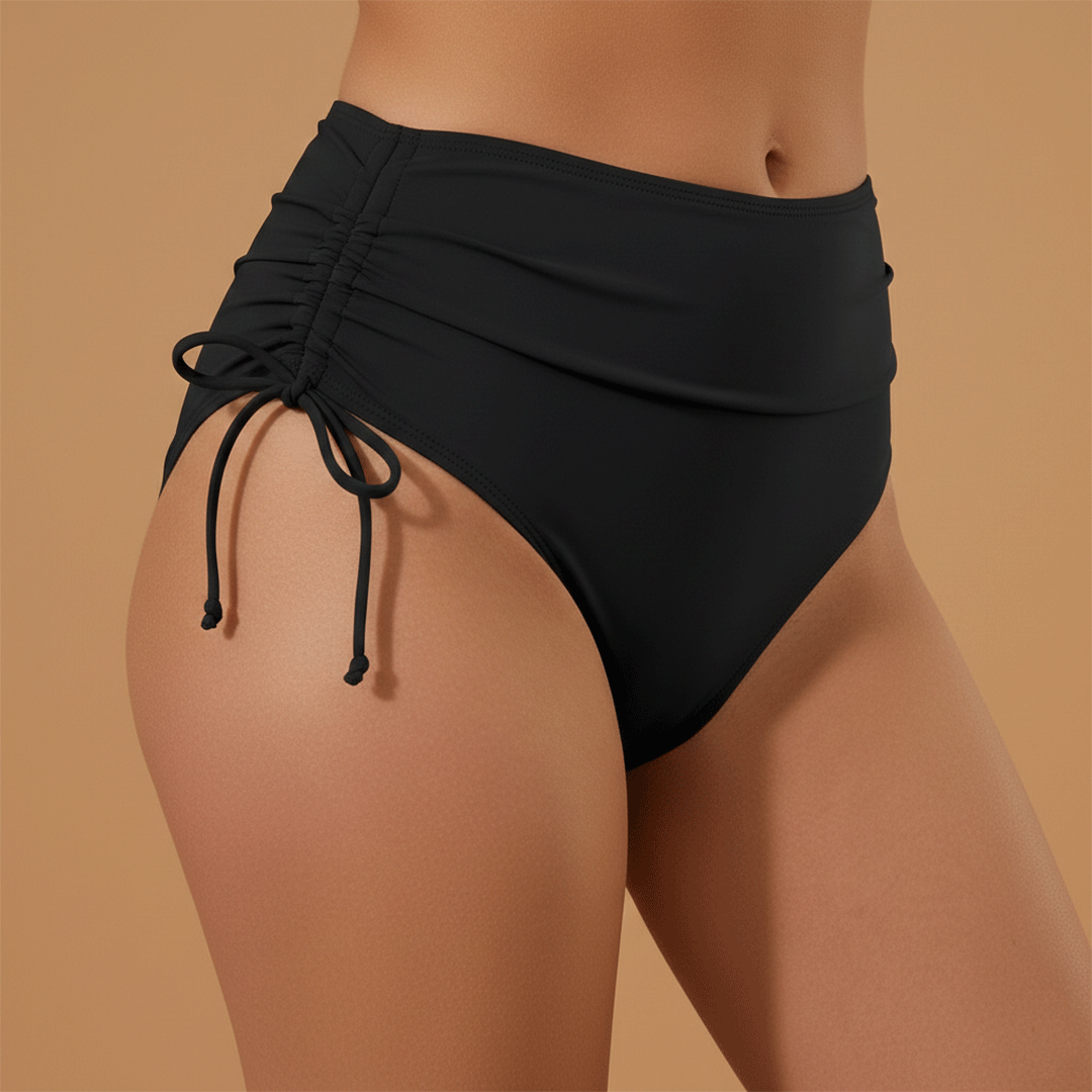 Women's High Waist Bikini Set Backless Split Straps Swimwear
