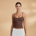 Women's Lightweight Sleeveless Tank Top with Thin Straps