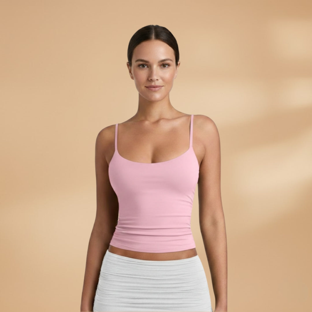 Women's Lightweight Sleeveless Tank Top with Thin Straps