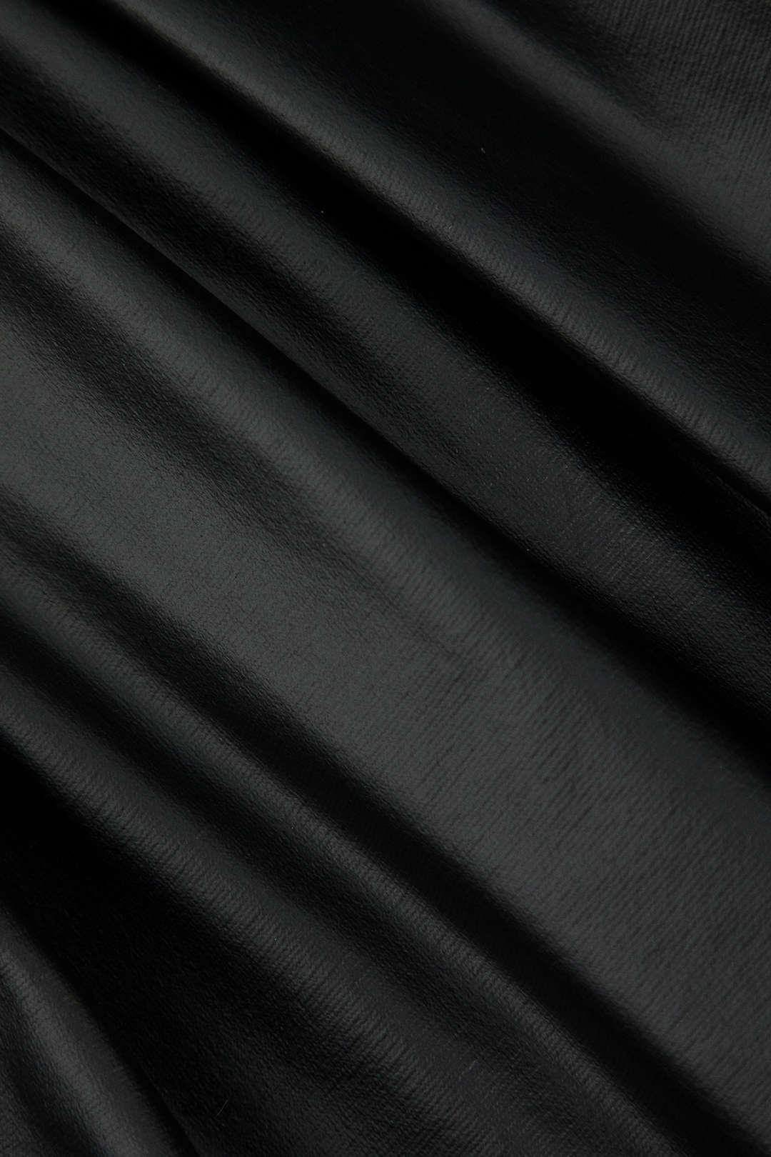 Women's High Waist Balloon Skirt Glossy Faux Leather