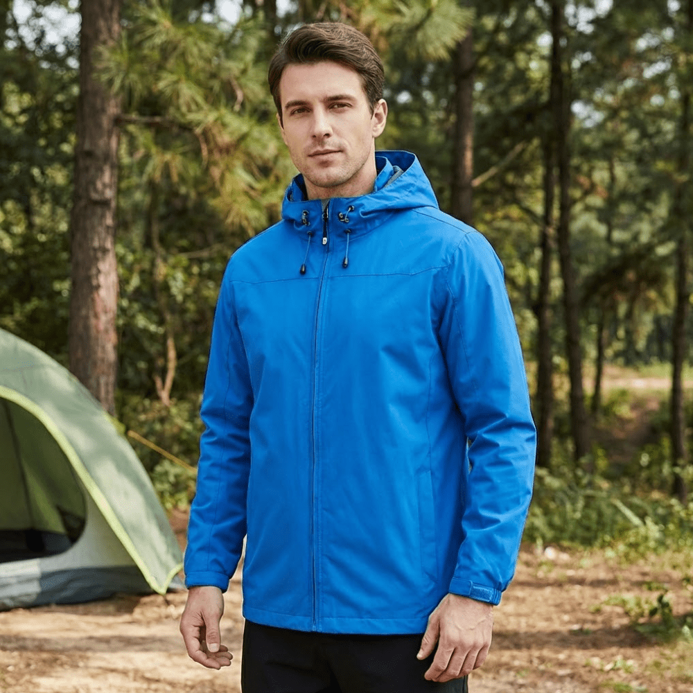 Unisex Waterproof Breathable Rain Jacket Packable Lightweight