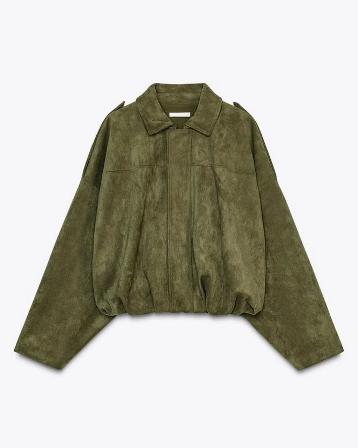 Women's Vegan Suede Leather Jacket Oversized Stylish Coat