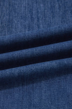 Women's Flare Leg Jeans With Golden Button Detail