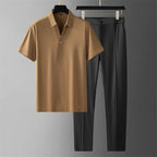 Men's 2 Piece Set Lightweight Casual Matching Outfit