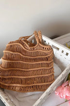 Women's Woven Tote Bag Spacious Everyday Shoulder Bag