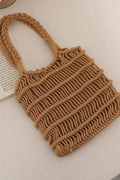Women's Woven Tote Bag Spacious Everyday Shoulder Bag