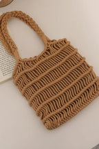 Women's Woven Tote Bag Spacious Everyday Shoulder Bag