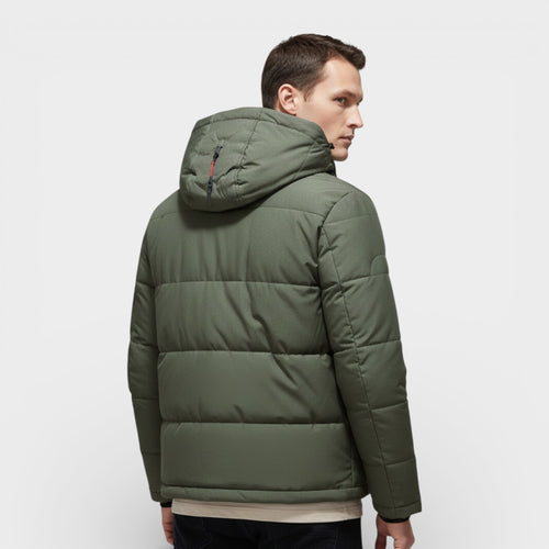 Winter Jacket Men’s Insulated Extreme Warmth Hooded Protection