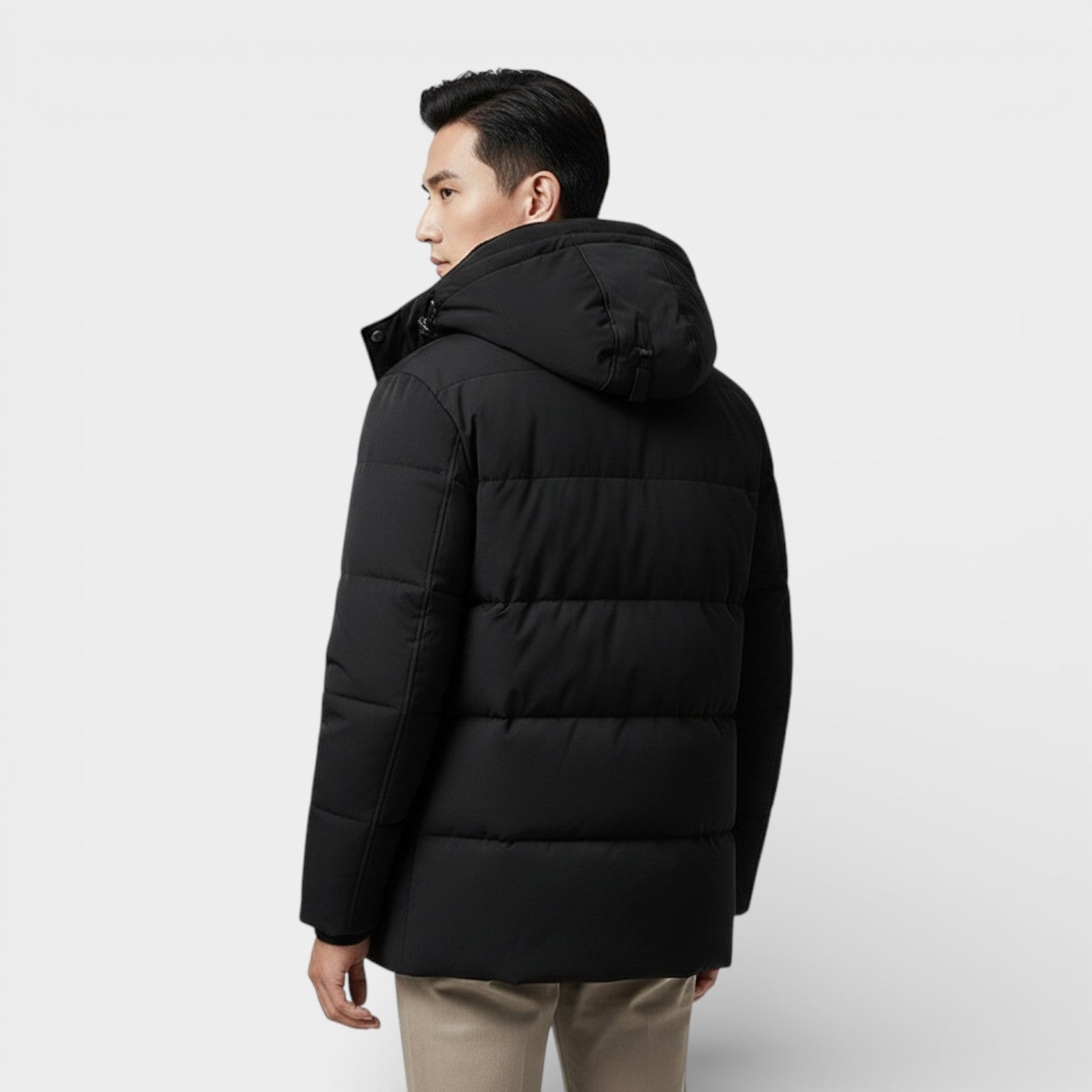 Outdoor Jacket Men’s Fleece-Lined Thermal Cold Weather Layer