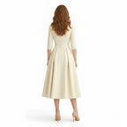 Women's Elegant Dress Timeless Occasion Midi Dress