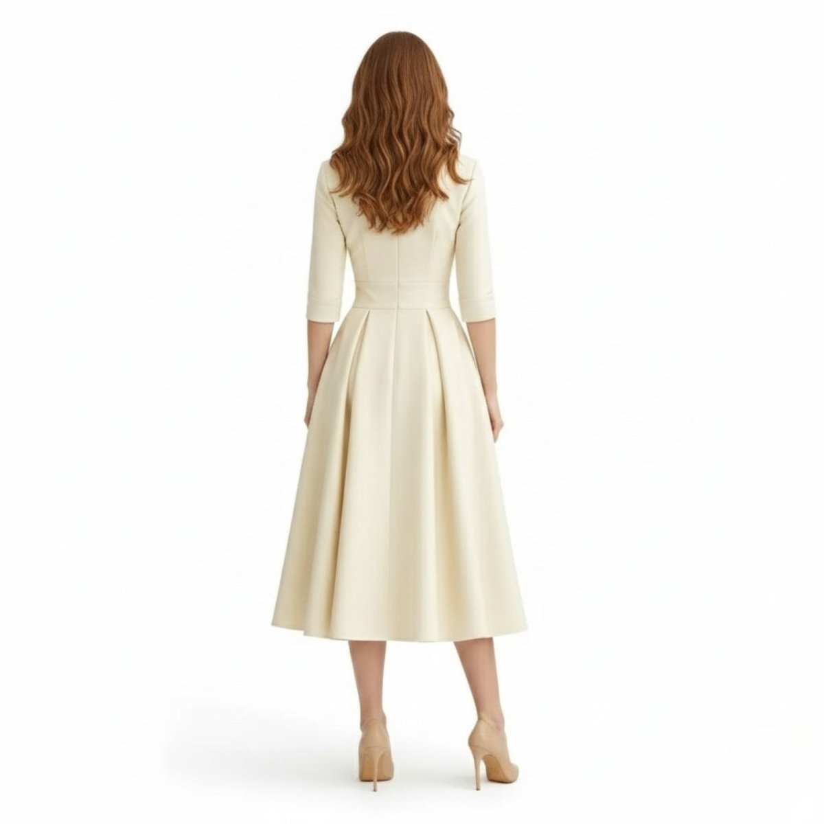 Women's Elegant Dress Timeless Occasion Midi Dress