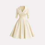 Women's Elegant Dress Timeless Occasion Midi Dress