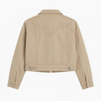 Women’s Studded Denim Jacket Western Classic Fit