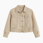 Women’s Studded Denim Jacket Western Classic Fit