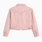 Women’s Studded Denim Jacket Western Classic Fit