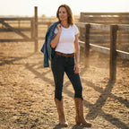 Suede Cowgirl Boots | Women's Block Heel Western Footwear